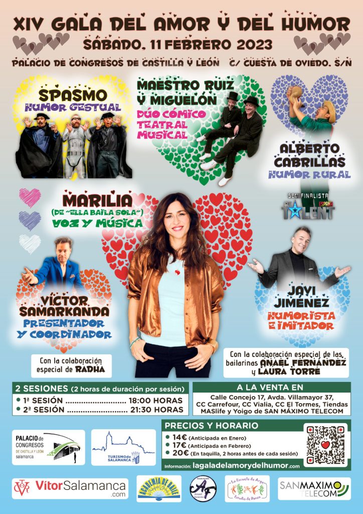 XIV Gala del amor y del humor 11 de febrero de 2023