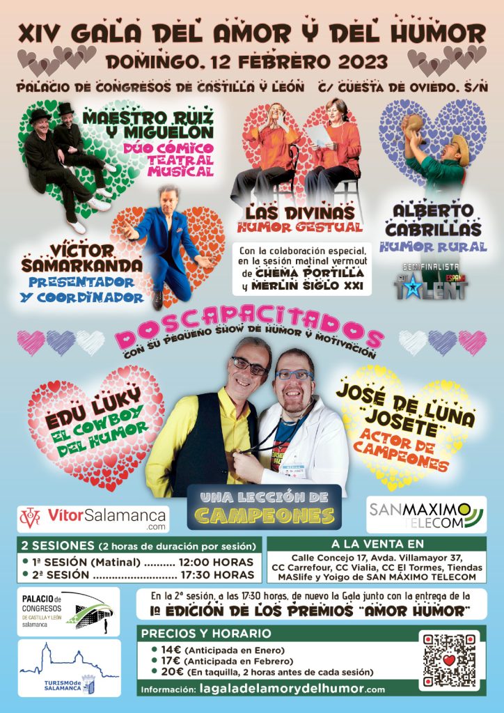 XIV Gala del amor y del humor 12 de febrero de 2023
