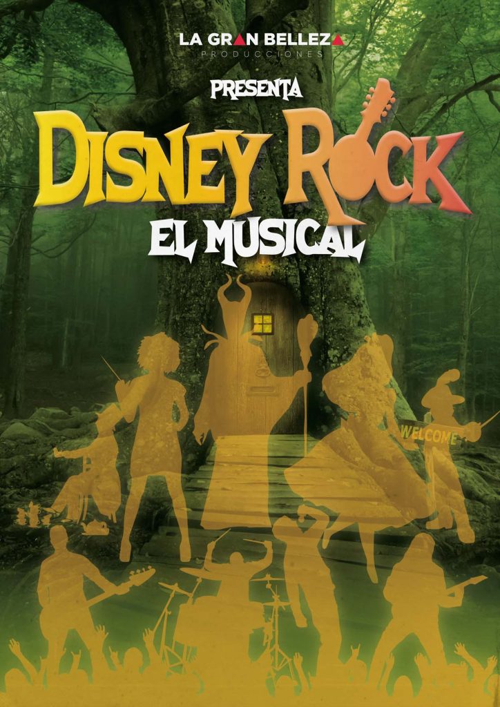 Cartel El Musical Disney Rock Palacio de Congresos de Salamanca