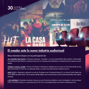 Jueves 30 de noviembre de 2023 III Jornadas Audiovisuales Salamanca