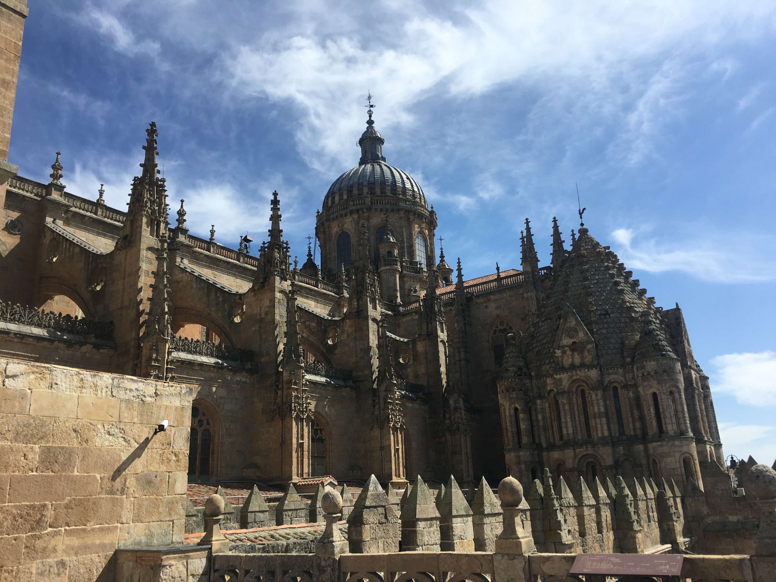 Paseando por las azoteas de la Catedral de Salamanca