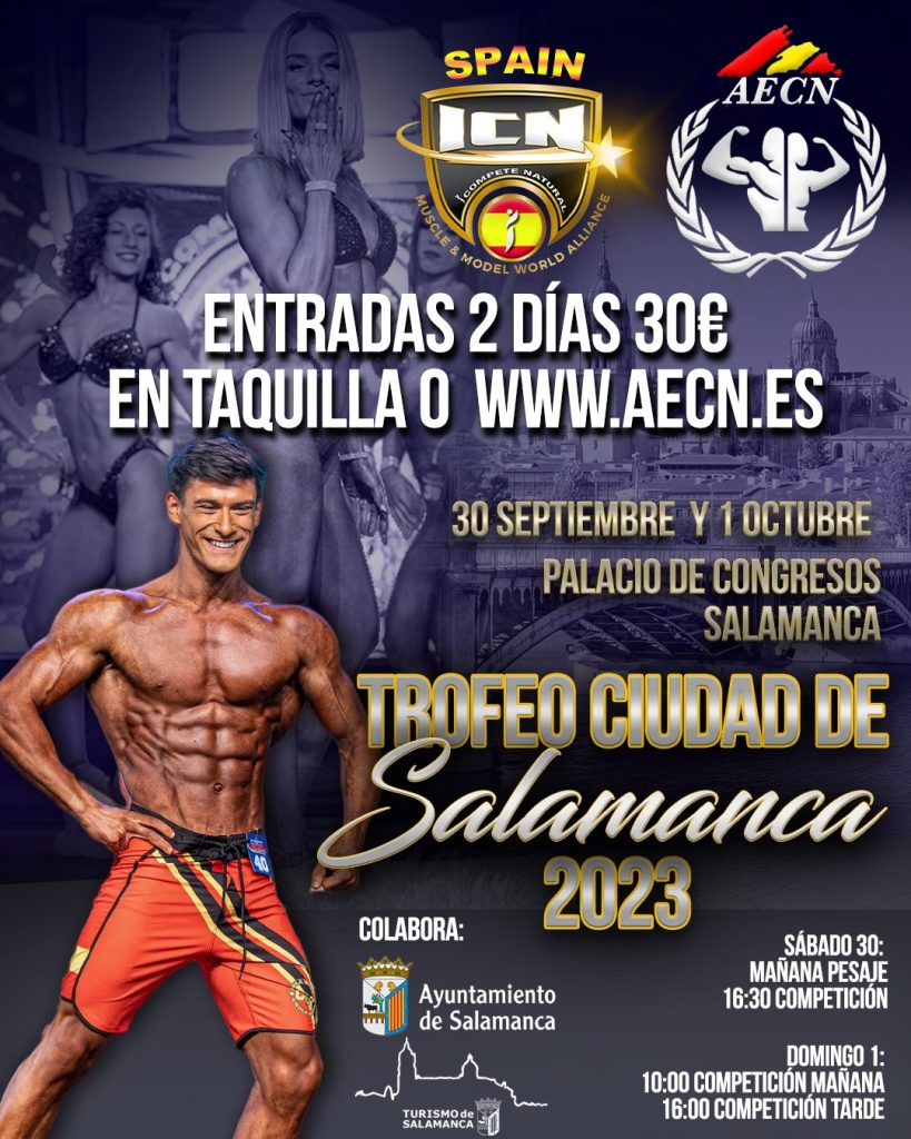 Campeonato Nacional de Culturismo Natural en Salamanca