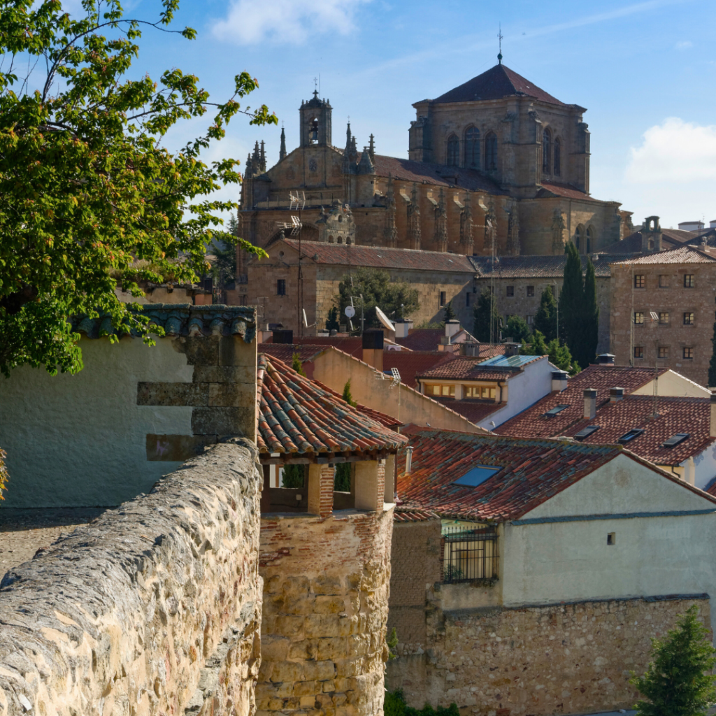 Vistas de la ciudad desde el Huerto de Calixto y Melibea de Salamanca