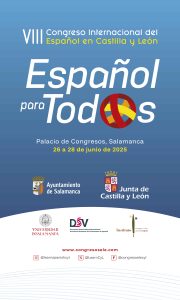 Cartel del VIII Congreso Internacional del Español
