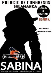 Cartel del Tributo a Sabina de Jimenos Band