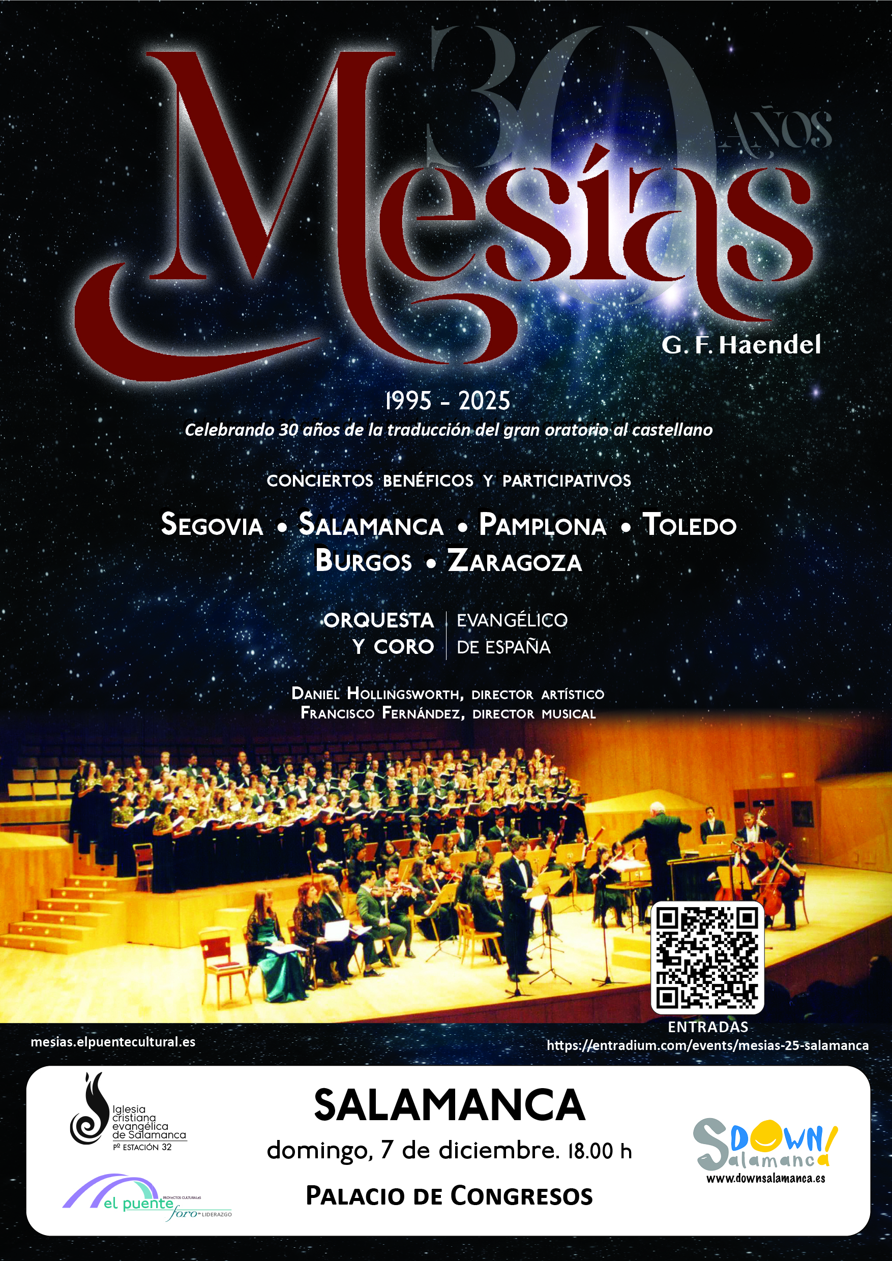 Cartel Mesías 25 Salamanca – Concierto Coral Participativo 2025