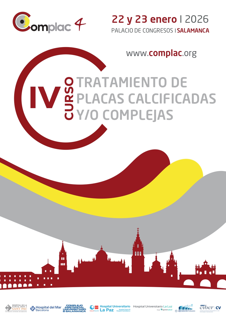 Curso COMPLAC 4 sobre placas coronarias calcificadas en Salamanca 2026