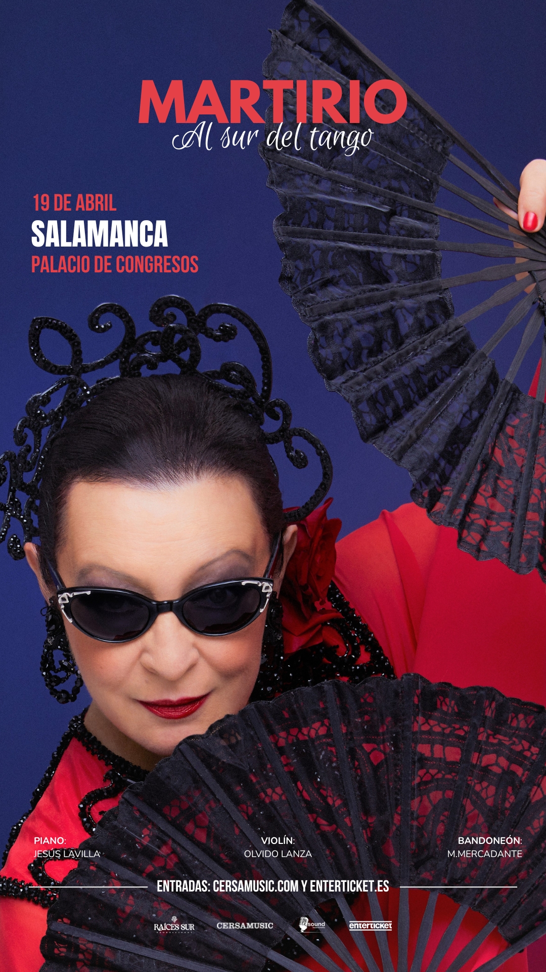 Martirio Salamanca 2026 - Al sur del Tango en el Palacio de Congresos