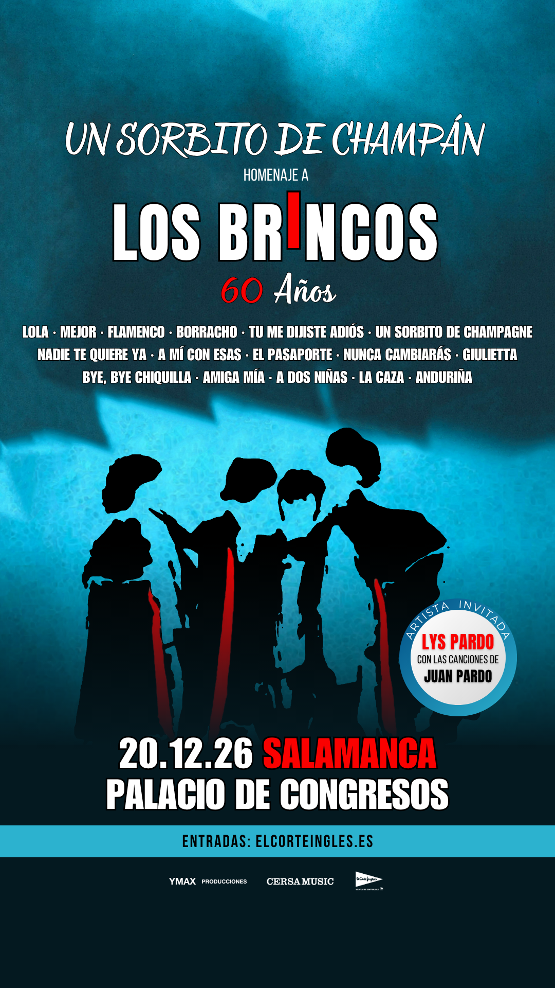 Los Brincos en Salamanca concierto homenaje 60 aniversario